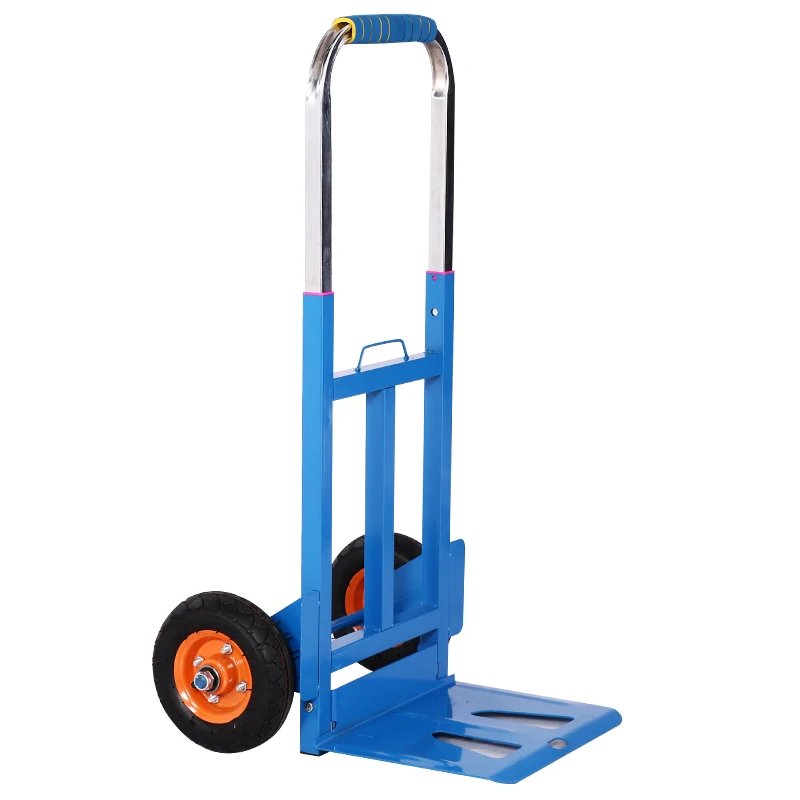 

Folding handcart, small cart, luggage cart, portable trolley, truck, large trailer, heavy-duty two wheeled handcart