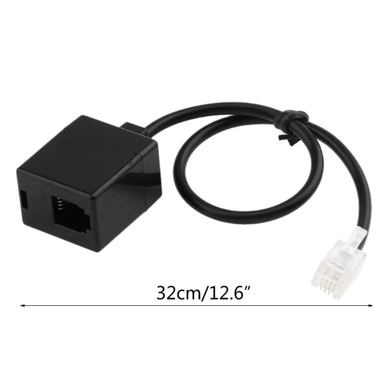 RJ9 4P4C Male To RJ9 4P4C Female Connector Telephone Adapter Cable Wire Telephone Extension Cord Converter Accessories