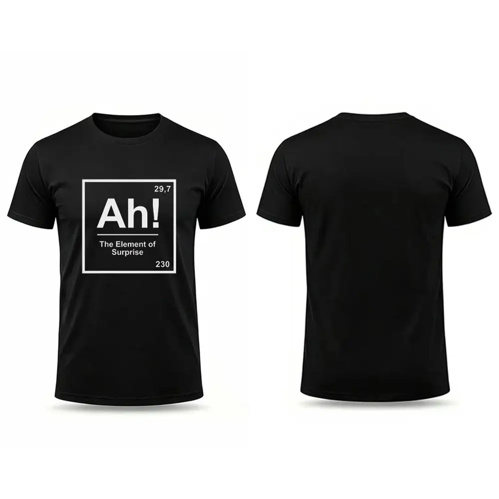 Project Hail Mary Printed T-Shirt Summer AH! Element Of Surprise Graphic Tee Men's Women's Harajuku O-neck Short-sleeved Top
