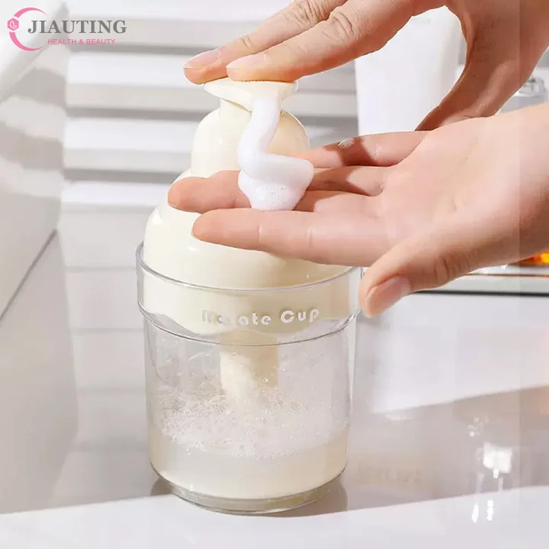 Botella de Espuma para Mousse, Botella con Bomba Manual para Limpiador Facial, Jabón de Manos y Gel de Ducha, Dispositivo de Espuma, Botella Dispensadora