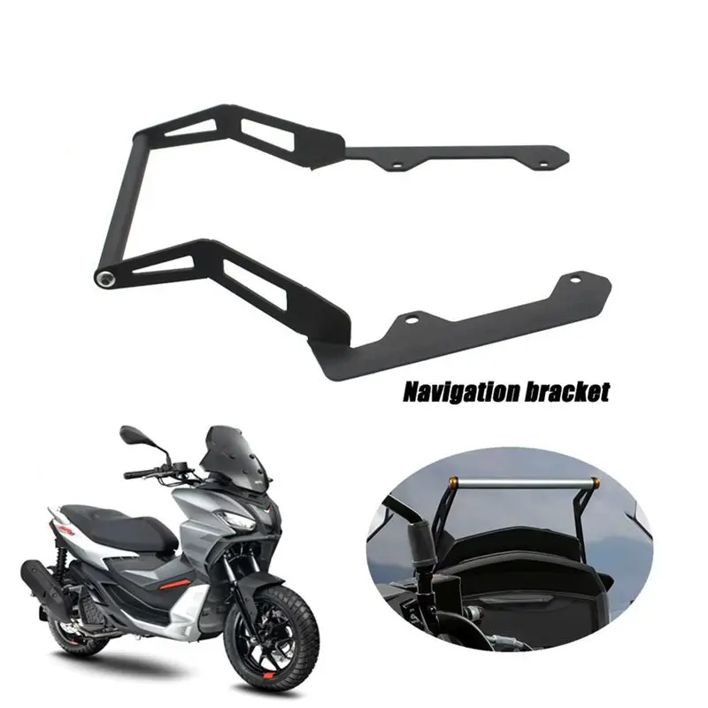 AEF2-Motorcycle Windshield Stand Holder Phone Navigation Bracket For Aprilia SR GT200 2023 2024 2025 Accessories