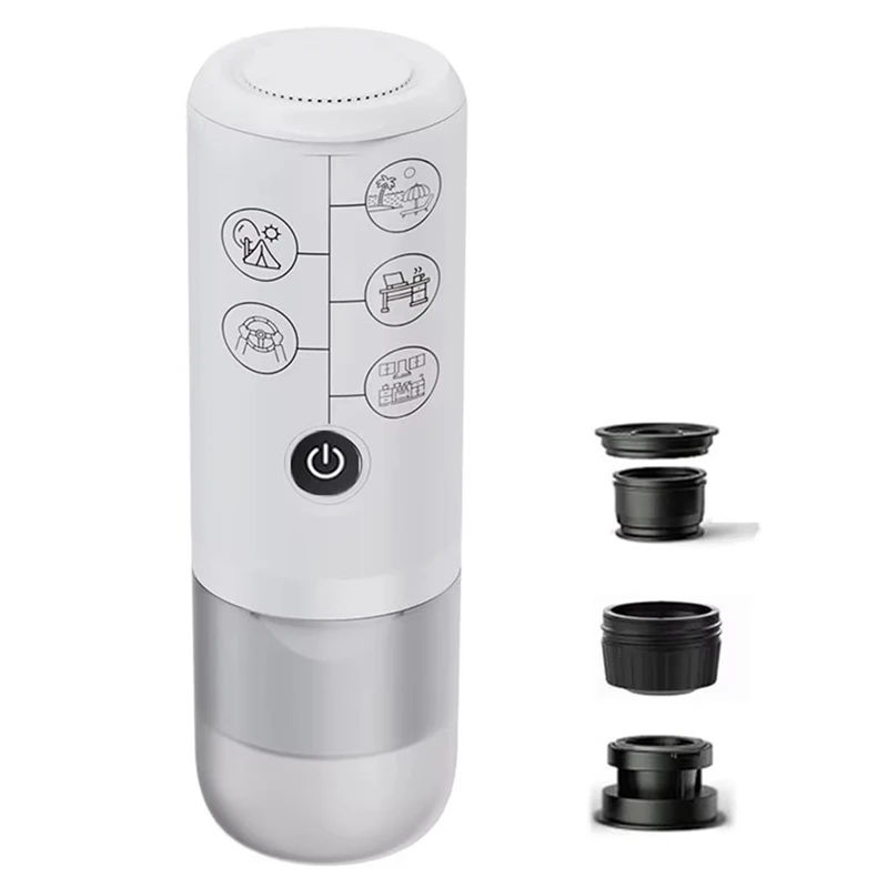 

Travel Portable Espresso Coffee Machine For Car &Home Camping Coffee Maker 3In1 Capsule Powder For Nespresso/Dolce Gusto