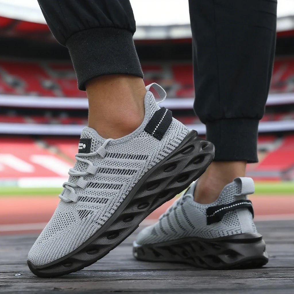 

Men Breathable Mesh Shoes Casual Sports Shoes Running Training Shoes Fast Drying and Wear-resistant NEY Style Tamanos Femininos
