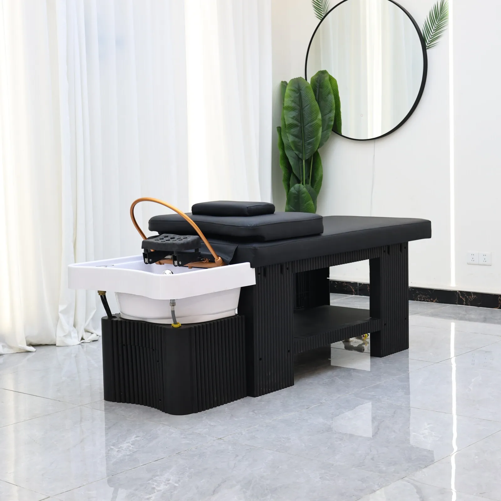 

Head SPA Shampoo Bed, Thai Massage Table, Hair Wash Basin, Head Therapy Station, Hair Salon Furniture Source Factory Wholesale