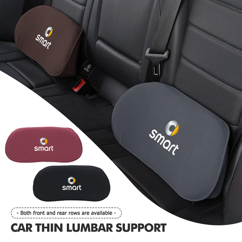 

Suede Car Seat Headrest Pillow Waist Lumbar Support Cushion For Smart Fortwo Forfour 451 453 450 452 454 Roadster Coupe