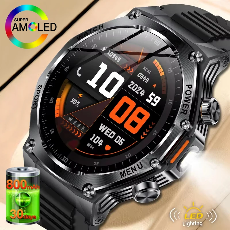 

New 2025 Men's SmartWatch 1.8 inch Bluetooth Call Smart Watch IP67 Waterproof 800mAh Battery Smartwatch For Men Women Smartwacth