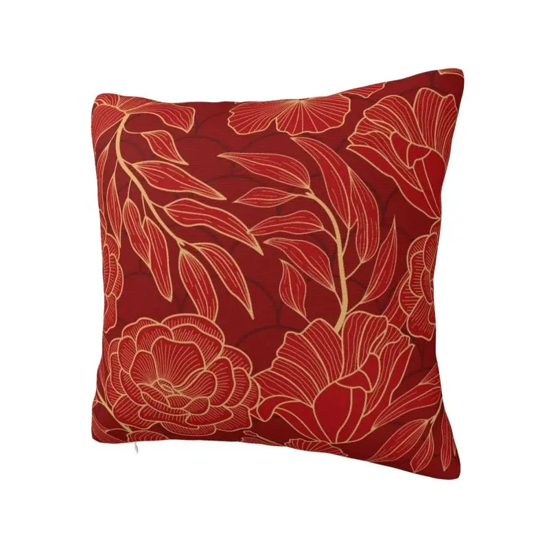 Hawaii Floral Tropical Flowers Leaves Cushion Cover 55x55cm Polyester Throw Pillow Case for Sofa Pillowcase Bedroom Decoration