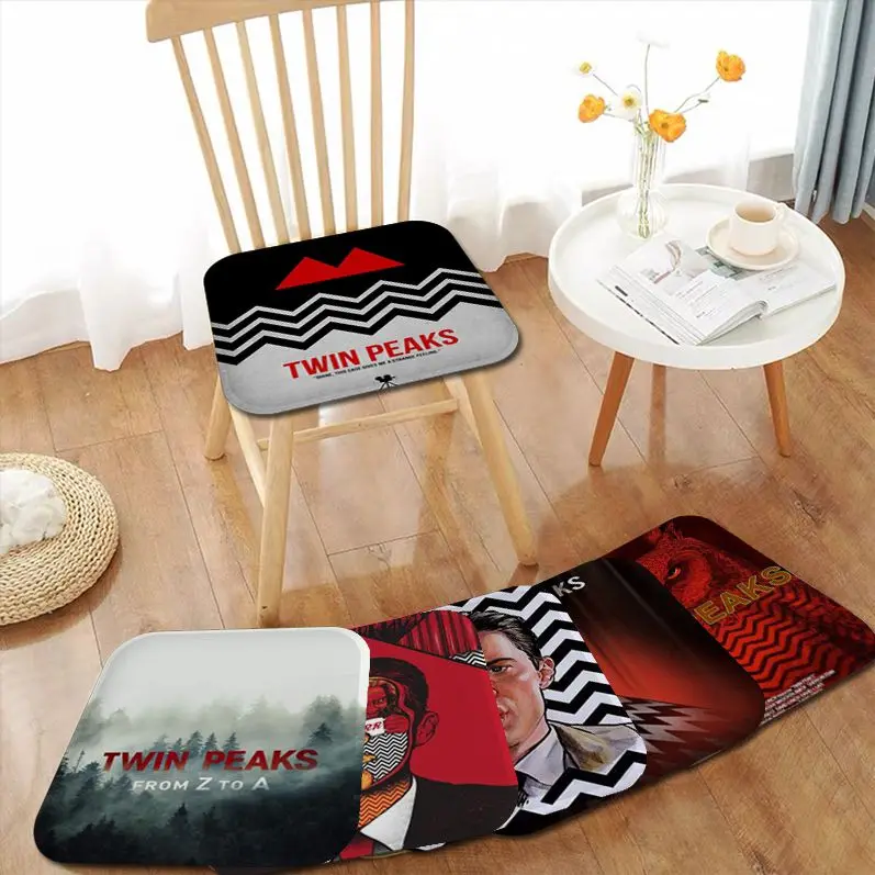 

TWIN PEAKS Round Sofa Mat Dining Room Table Chair Cushions Unisex Fashion Anti-slip Seat Mat