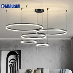 Gold Black Coffee Chandelier Lights Modern LED Ceiling Chandelier for Bedroom Dining Living Room Indoor Luxury Lighting Fixtures