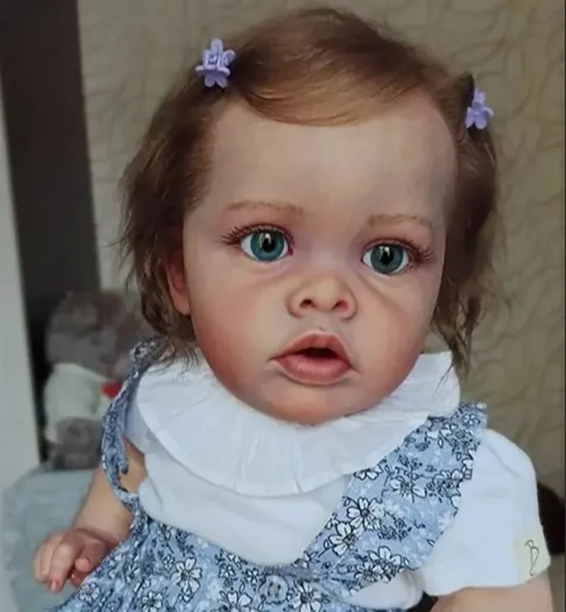 Benjamin-Kit de muñeca Reborn de 22 pulgadas, edición limitada, piezas de muñeca DIY en blanco sin terminar de alta calidad con cuerpo y ojos de tela