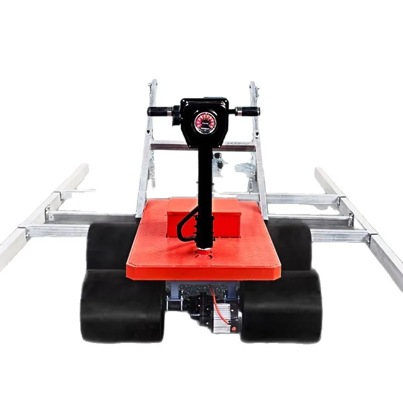 Concrete leveling machine, ride-on cement floor leveling machine, can lift and lower scraping rod y