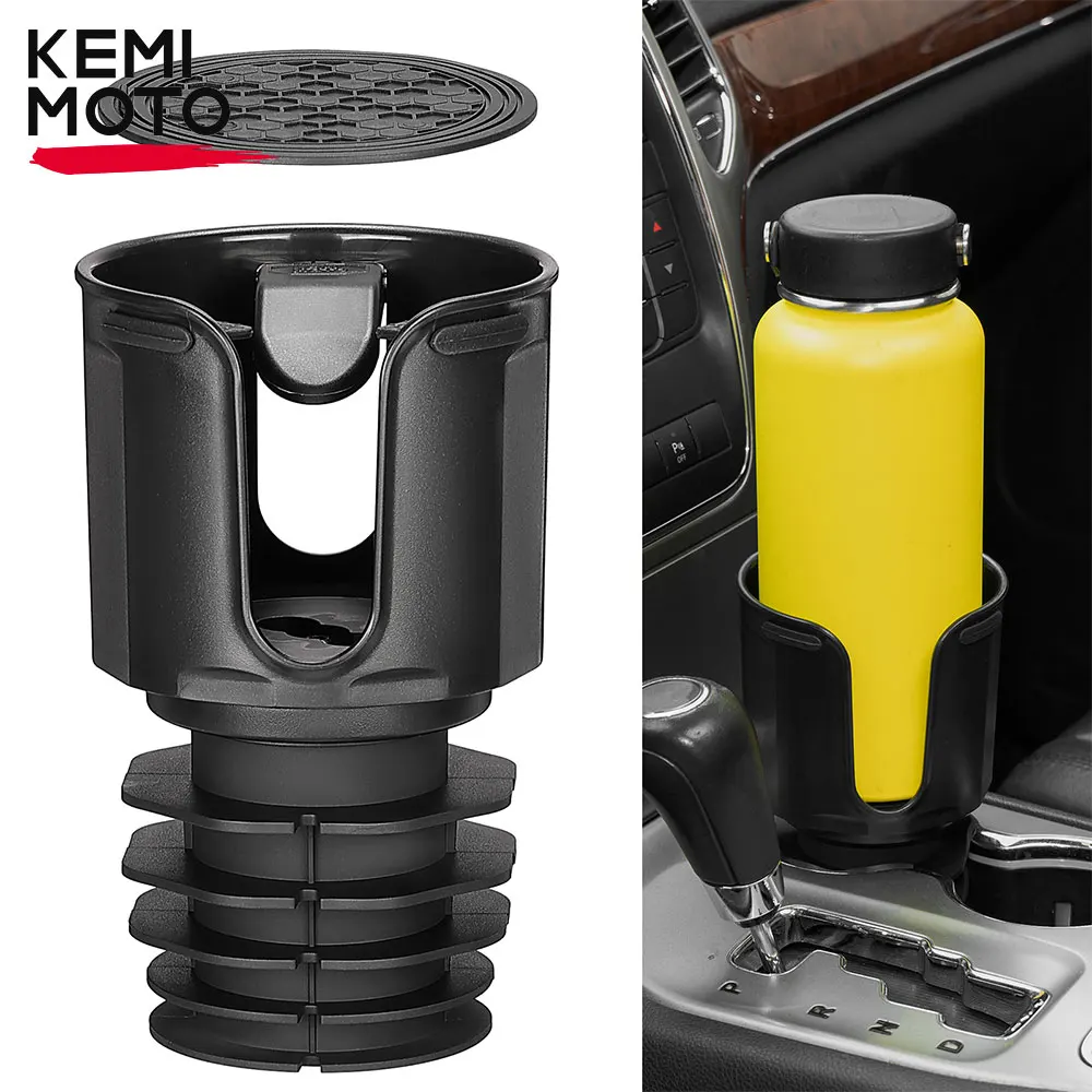 KEMiMOTO Car Cup Holders Upgraded Universal Drink Holder Expander For 18-40oz For UTV ATV Golf Carts Car Accessories