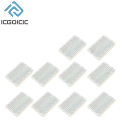 1-10pcs 400 Tie Points Solderless PCB Breadboard Mini Universal Test Protoboard DIY Bread Board for Bus Test Circuit Board