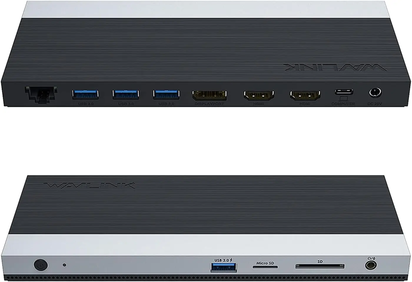 

USB C Docking Station with 130W Charger, Triple Display USB Type C Dock, USB-C Hub Adapter