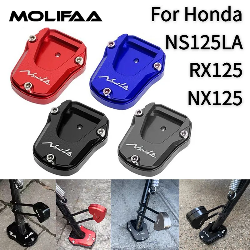 

Enlarge Plate For Honda RX125 NX125 NS125LA Motorcycle Side Stand Enlarger CNC Kickstand Extension Pad Accessories