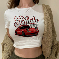 miata fairycore 90s trashy crop top Female fairy grunge kawai cyber y2k t-shirts