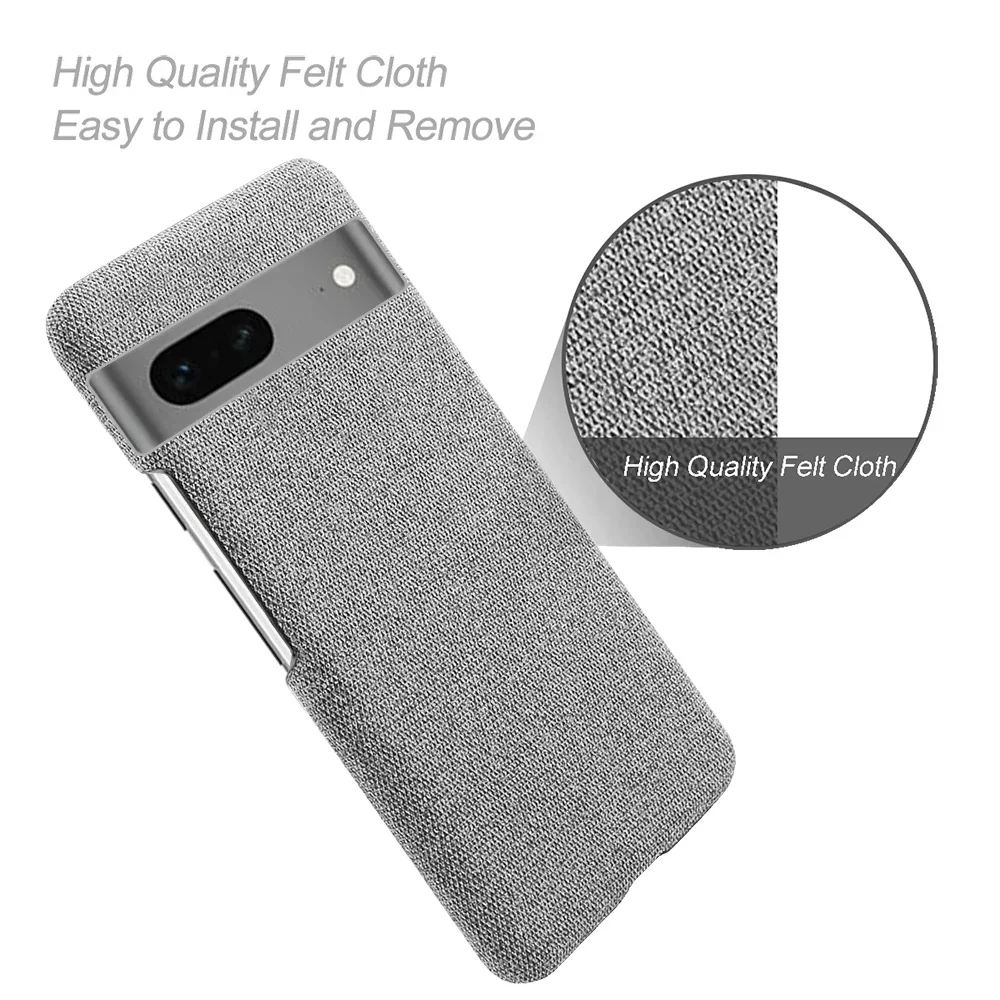 For Google Pixel 7a 7 Pro 6 6pro Case Luxury Fabric Antiskid Cover For Google Pixel 7a 7 7pro  Cloth Capa