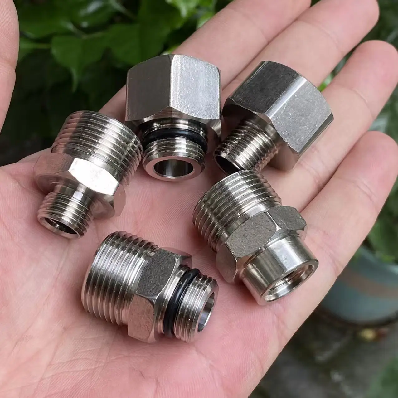 Car Wash Gun & Hose Connecter M22 To G1/4" M14 G3/8" Fitting Thread Male & Female Converter Stainless Steel - view 2