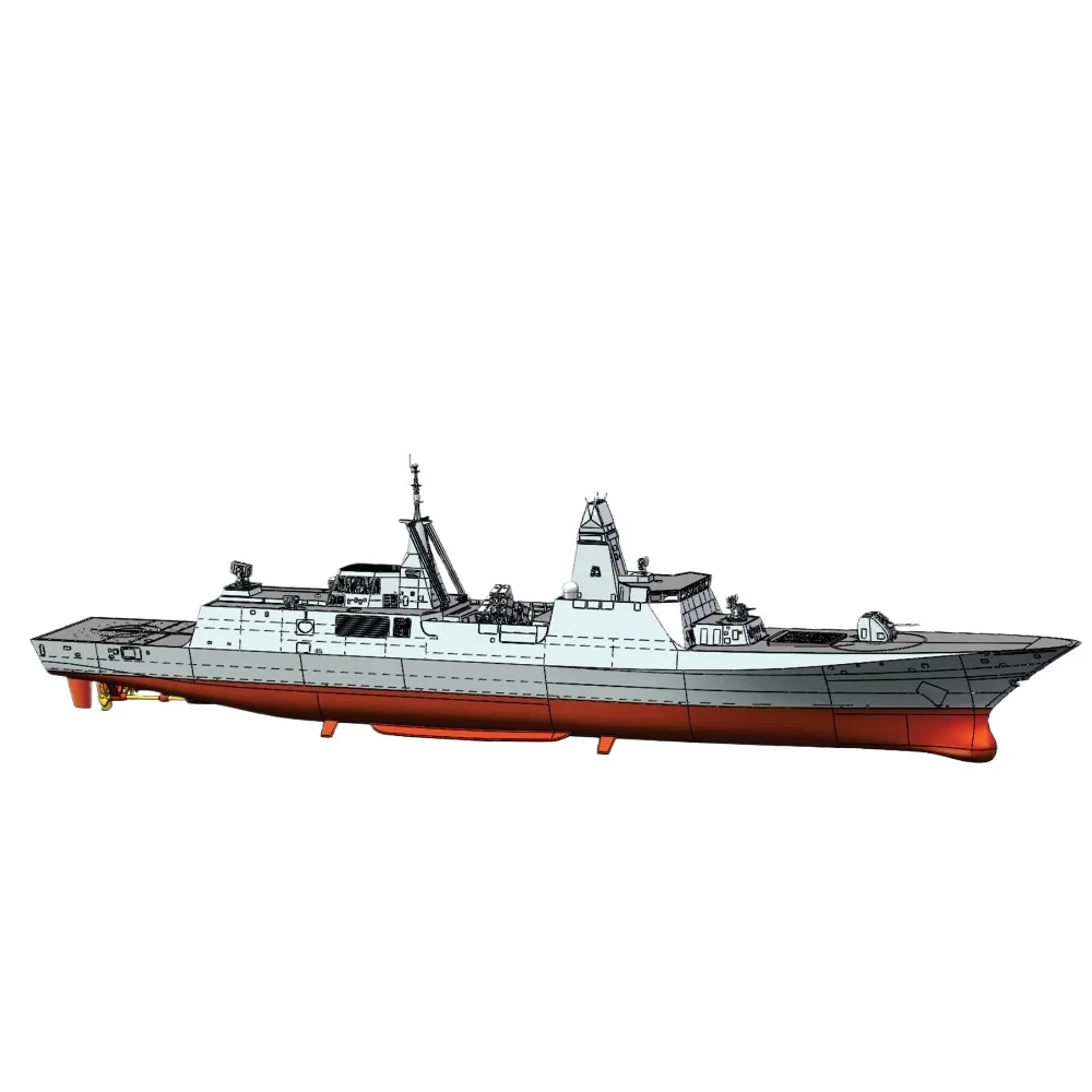 

1/150 RC Boat 99cm Simulation 054B Missile Frigate Remote Control Boat Dual Motor RC Boat Model Kit Adult Toy Gift