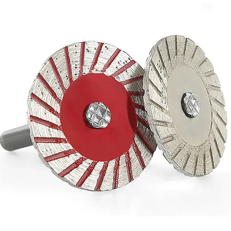 40mm Diamond Cutting Disc 6mm Shank Circular Saw Blade Sanding Disc Grinding Wheel For For Wood Metal Stone Granite Marble