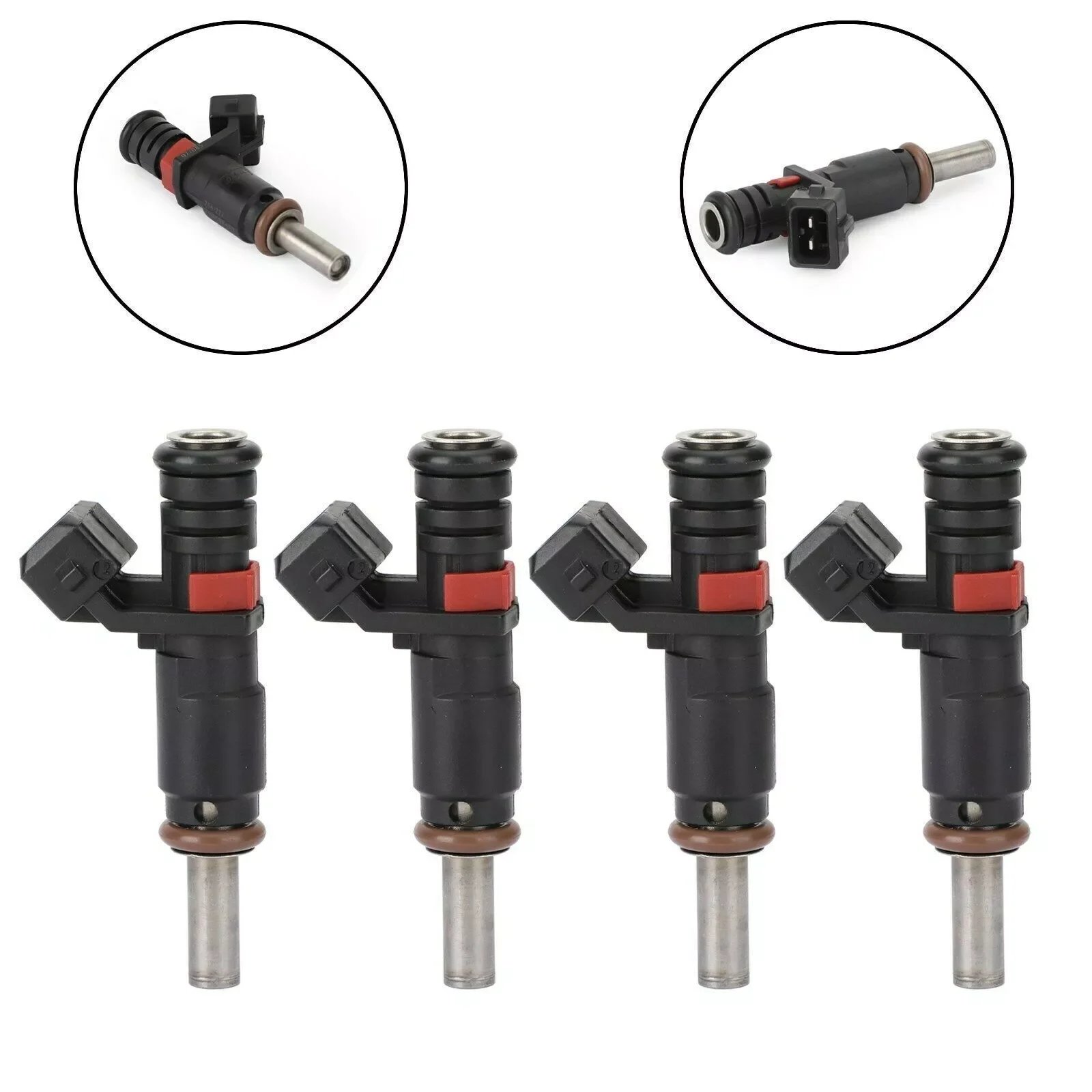 High quality 4X Fuel Injector 13537561277 for BMW E81 E87 116i 120i E90 E84 316i 320i 7561277 FREE SHIPPING!!!