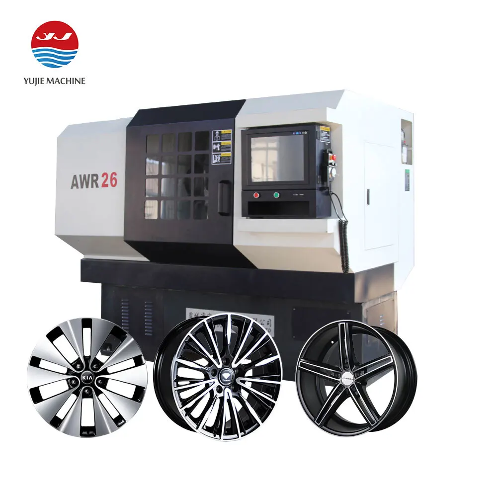 Wheel Cnc Rim Repairing Alloy Wheel Restoration CNC Lathe Hine For Sale