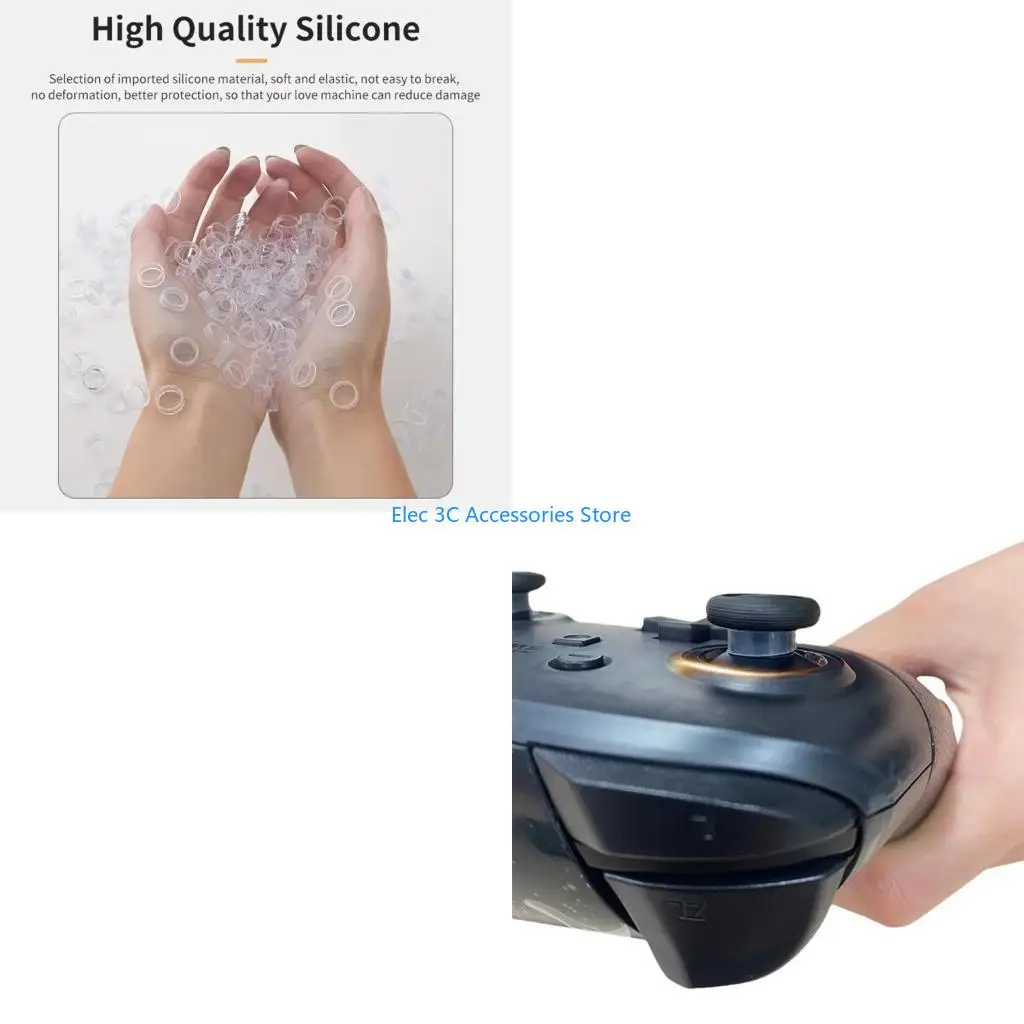 

Y51A 4pcs/10pcs Joystick Protections Rings For Gaming Controllers