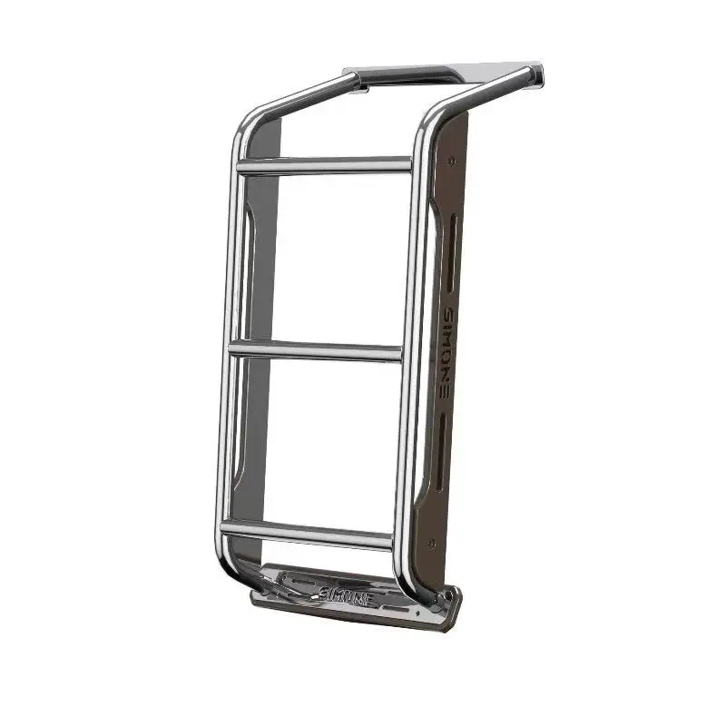 Simone 304 Stainless Steel & Walnut Wood Side Ladder for Chery ICaur  V23 Retro Style Off-road Roof Access Ladder Bolt-on