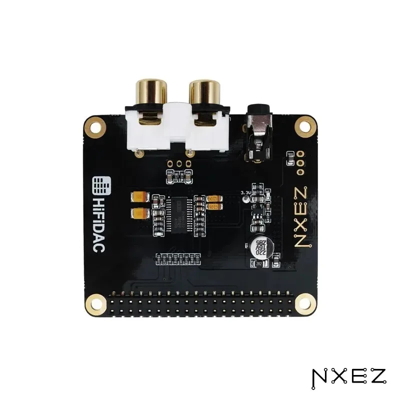 

HiFi DAC HAT for Raspberry Pi 5/4B/3B/2B NXEZ HiFi DAC Expansion Board