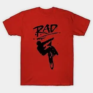 Rad Bmx Bike Graffiti 80S Movie Radical Retro 80 90S    Unisex summer T-shirt Cotton fashion couple clothes