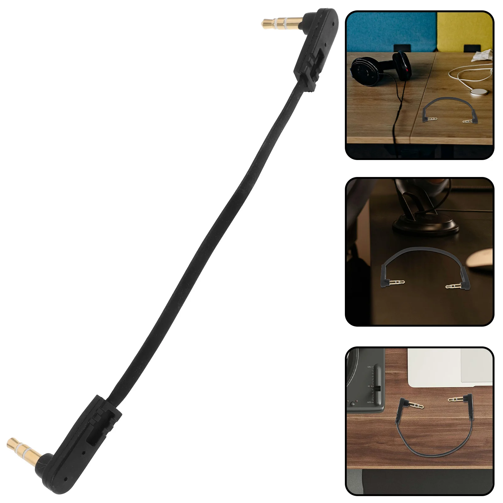 

3.5mm Audio Cable Male to Male High Fidelity Stereo Aux Cord for Car Speaker Music Devices Heavy Duty Durability Low Distortion