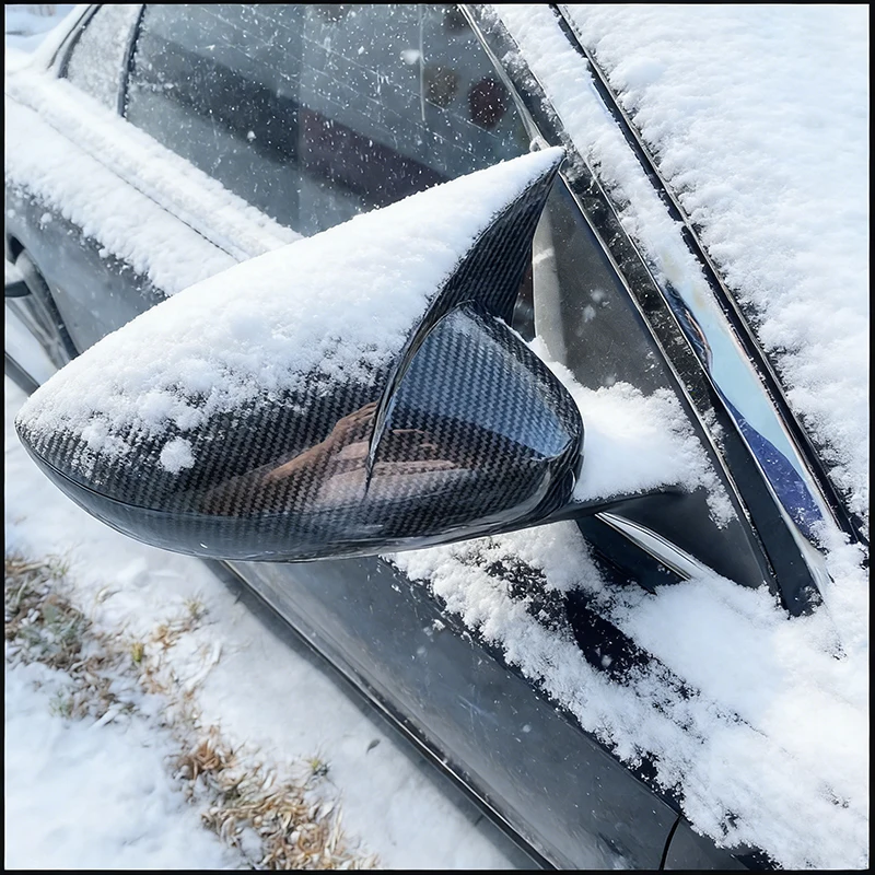 For Volkswagen VW Polo 2010-2016 With Indicator Model Rearview Mirror Cover Sticker Trim Decorative Car Styling Accessories