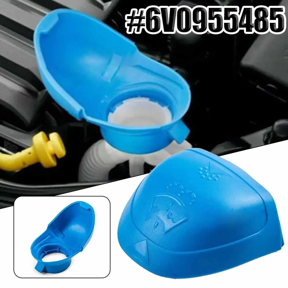 6V0955485 000096706 Windshield Glass Cleaning Tank Spray Bottle for Skoda Car Washer Cover Wiper Accessories