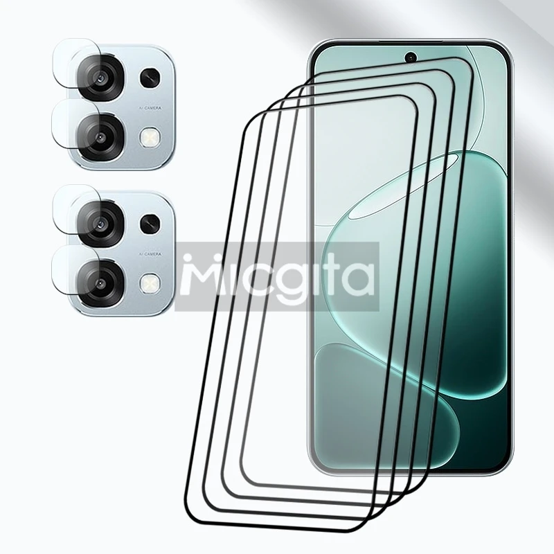 ترقية جديدة 4+2/زجاج أمامي OPPO A6 Pro مقاوم للصدمات ومضاد للخدش + A6 Pro 5G طبقة عدسة من الألياف الناعمة #1