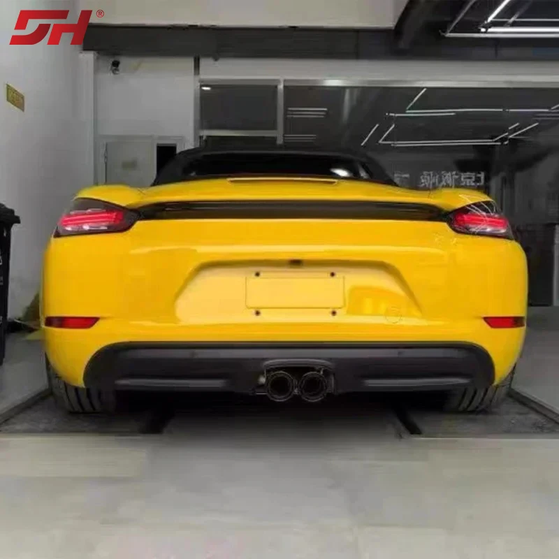 Uitlaat Gemodificeerde Dual Uitlaat Rvs Uitlaat Voor Porsche Cayman 718 Boxster 2016-2023