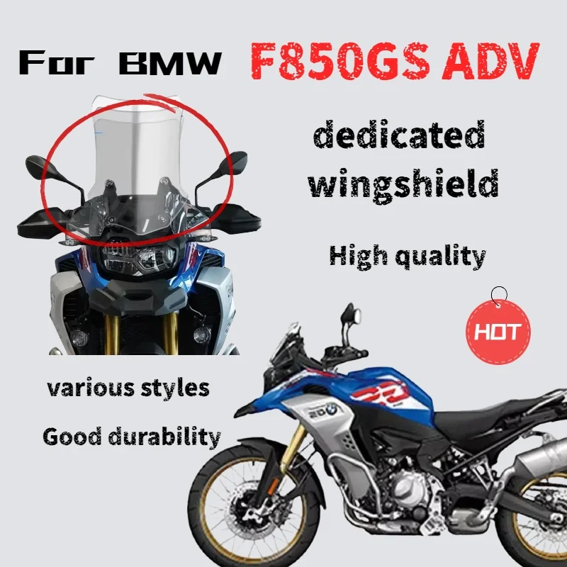 

For BMW F850GS ADV modified windshield enlarged and widened windshield front windshield accessories