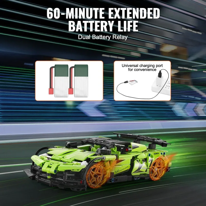 Remote Control Car Robot Building Toys 461 PCS Educational Construction Engineering Toys for Kids