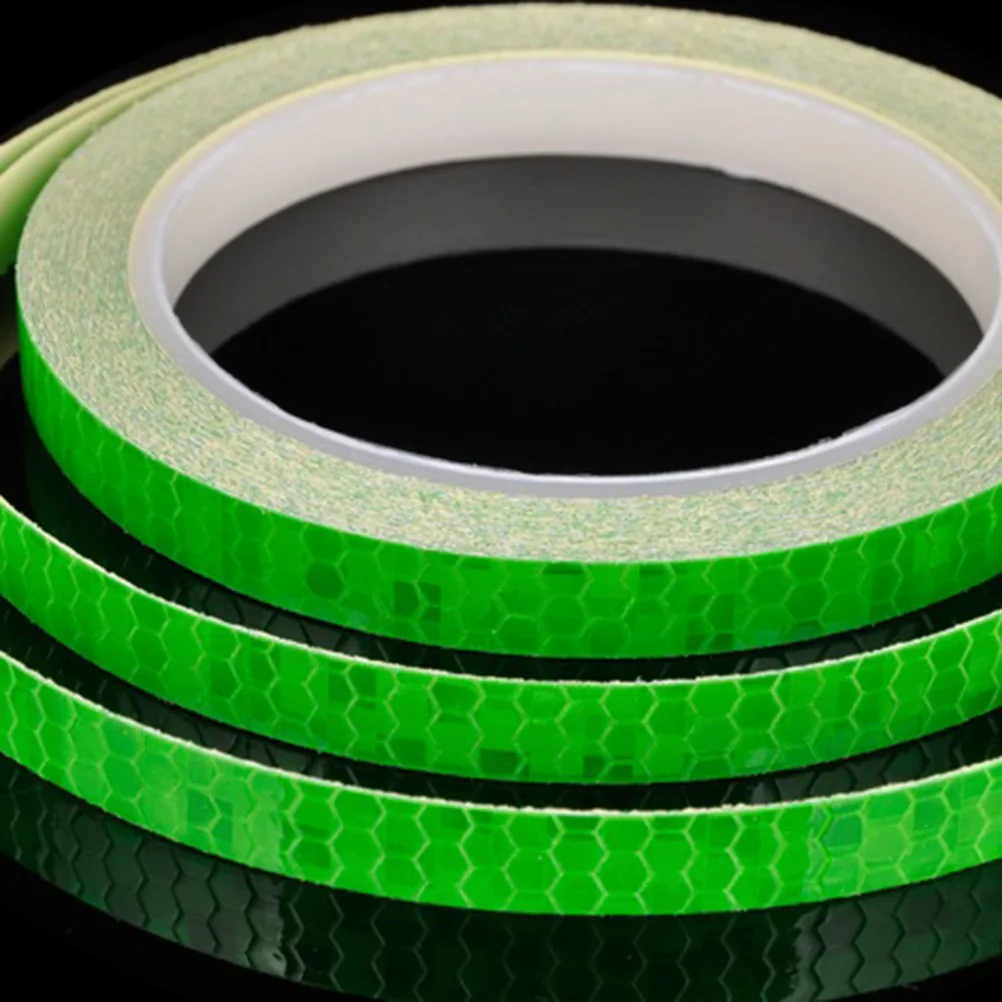 

2 Pcs Bike Wheel Accessories Reflective Sticker Tape Dead for Motorcycle Wheels Decals