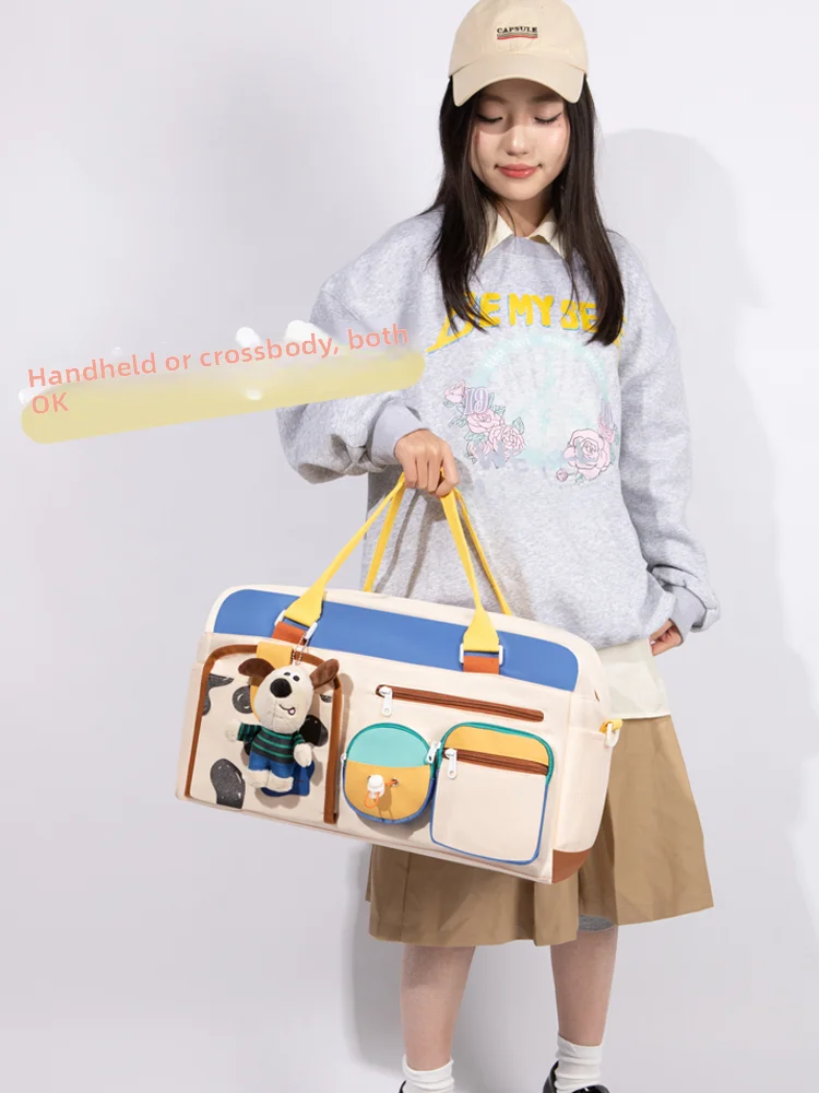 

Large Capaci ort Trip Women's Travel Bag Che-In Bag Crossbody Bag Lage Bag Cute Materni Storage Bag RVZ Brand