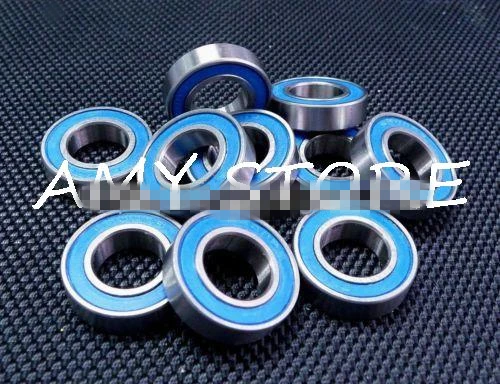 

25pcs ABEC-3 (25 PCS) R6-2RS (3/8"x7/8"x9/32") Rubber Sealed Ball Bearing R6RS Blue