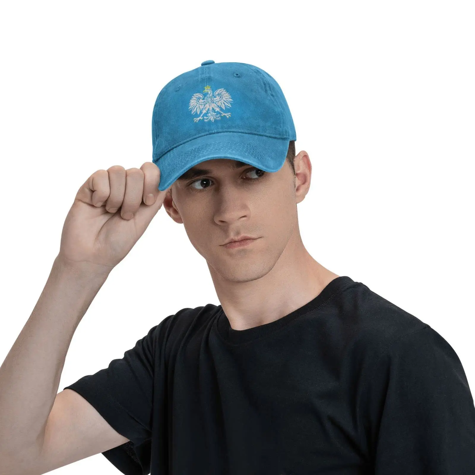Polish Eagle Polska Printed Hats Adjustable Cotton Peaked Cap Available for Men Women image 4
