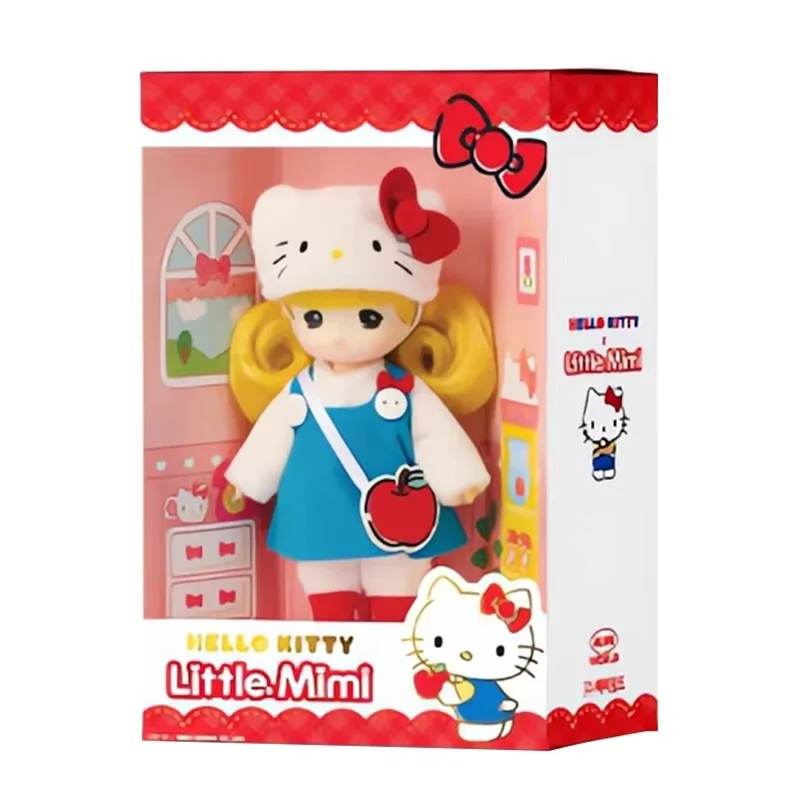 Kleine Mini Saniro Charakter Hallo Plüsch Kitty Kuromi Mymelody Cinnamoroll Pompom Purin Puppe Dress Up Spielzeug Figuren Modelle Niedlich