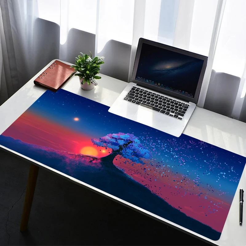 

Mouse Pad PC Non Slip Rubber Mousepad Laptop Gamer Cabinet Keyboard Pad Office Computer Gaming Desk Natural Landscape Mouse Mat