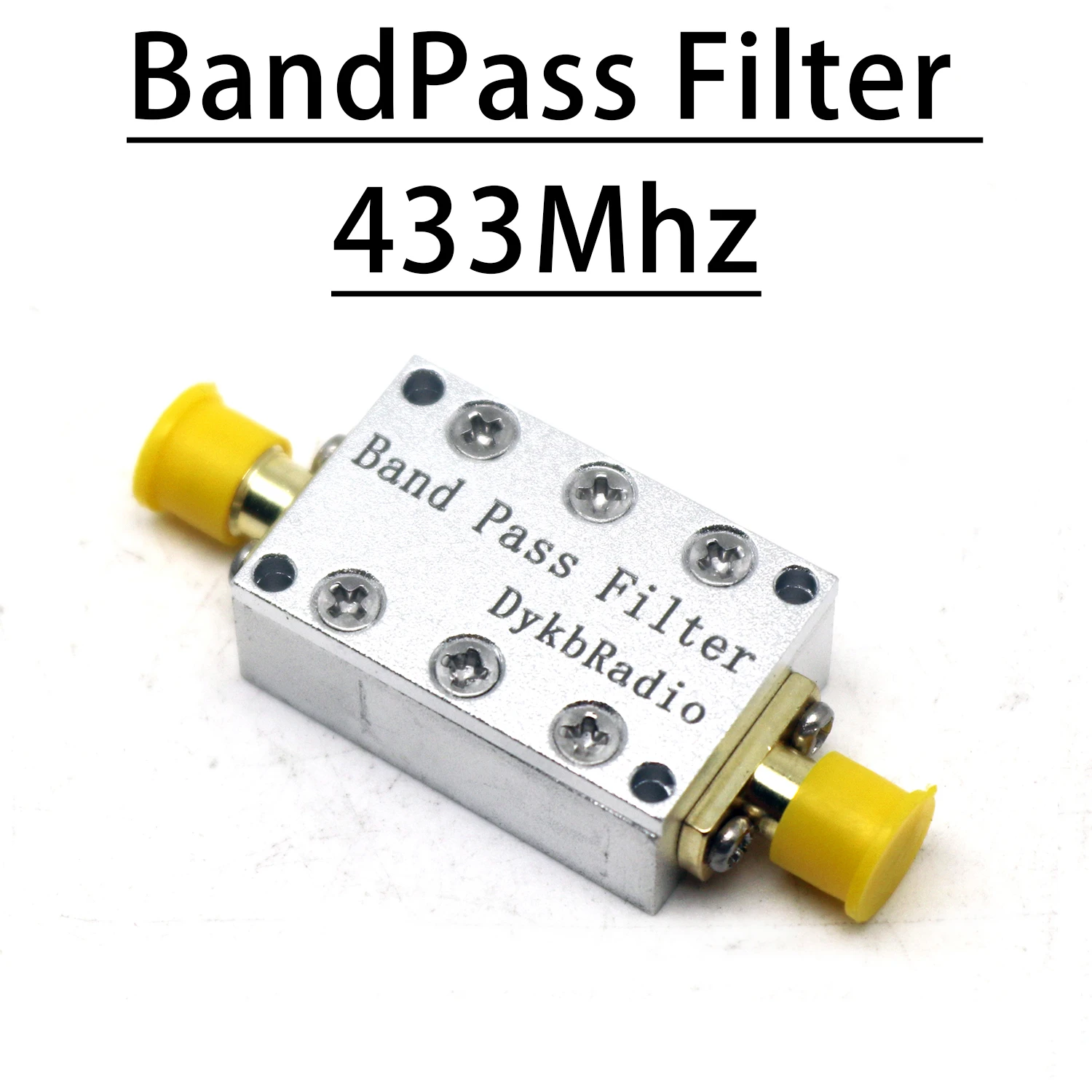 CNC SMA Bandpass Filter 433Mhz 868Mhz 915Mhz 1090Mhz 2.4Ghz 5.8Ghz BPF 1dB Bandbreedte RF signaal drone LORA Helium Mijnwerker SDR
