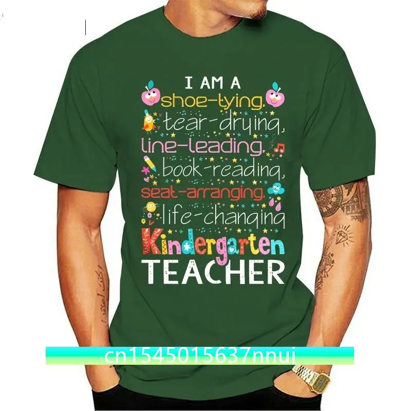 

2019 funny t shirts Kindergarten Teacher Shirt For Women 2018 Fashion tshirt men t-shirt