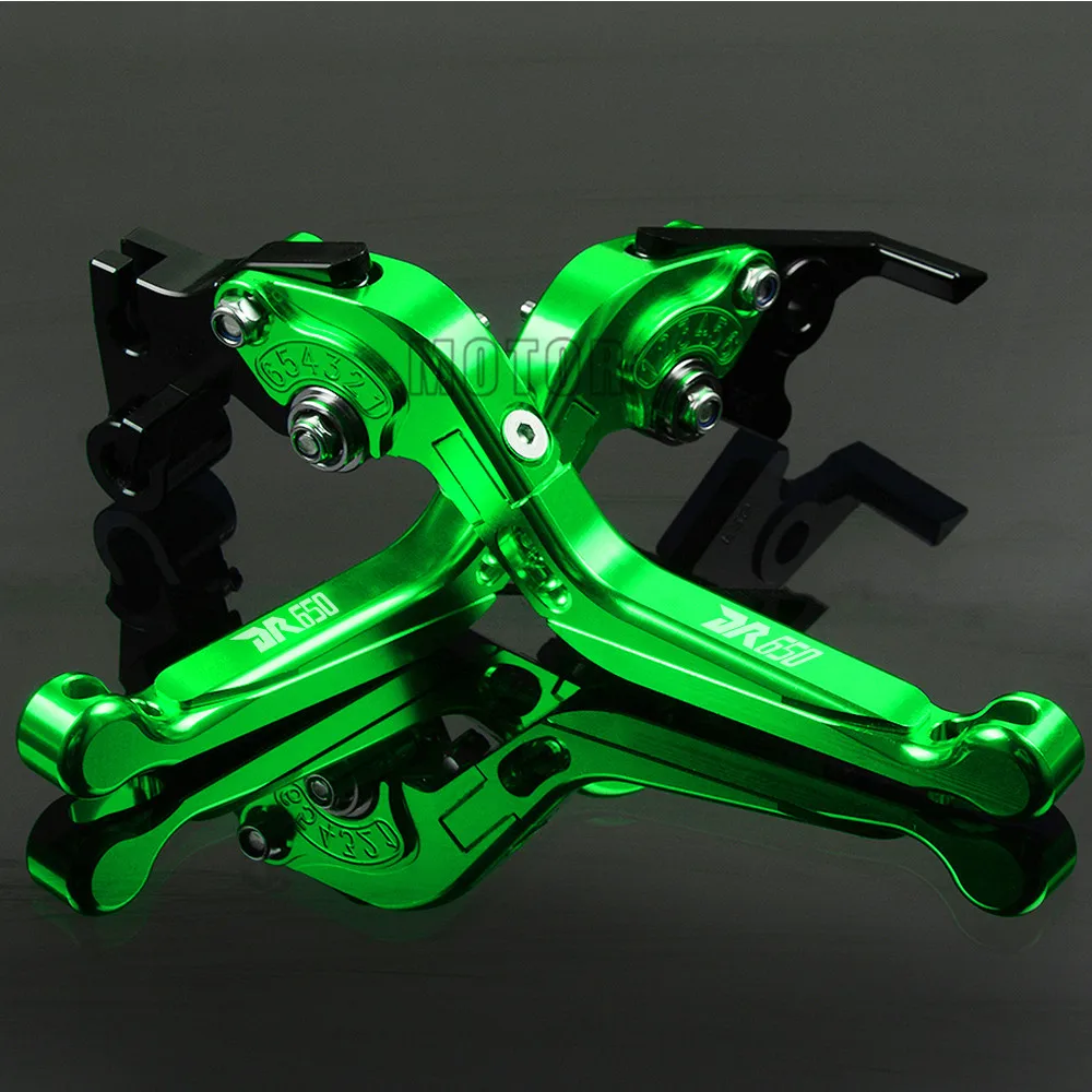 CNC Aluminium Motorrad Faltbare Bremse Kupplung Hebel Für Suzuki DR650S/DR650SE 1994-2010 Einstellbare Falten DR650 DR650 S/SE