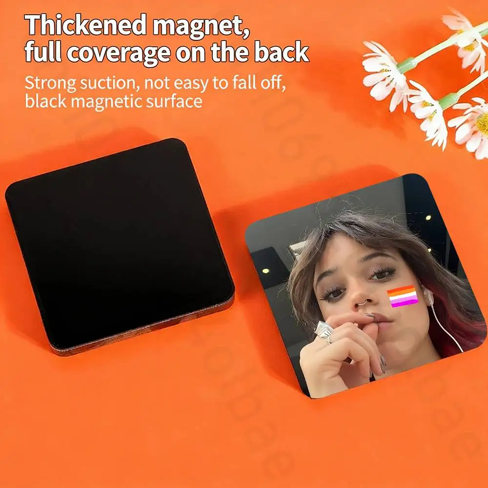 J-JENNA O-ORTEGA Pins Fridge Magnets Round Magnetic Refrigerator Decoration Memorial Gifts Wedding Favors