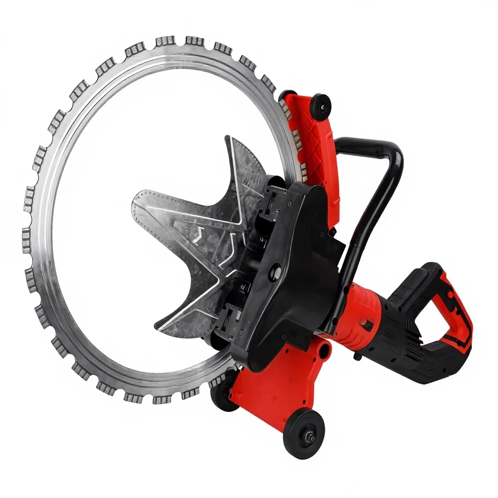 Brushless Cement Concrete Wall Cutting Ring Saw Steel Cutting Circular Saw with Diamond Blade Fast Cutting Saw