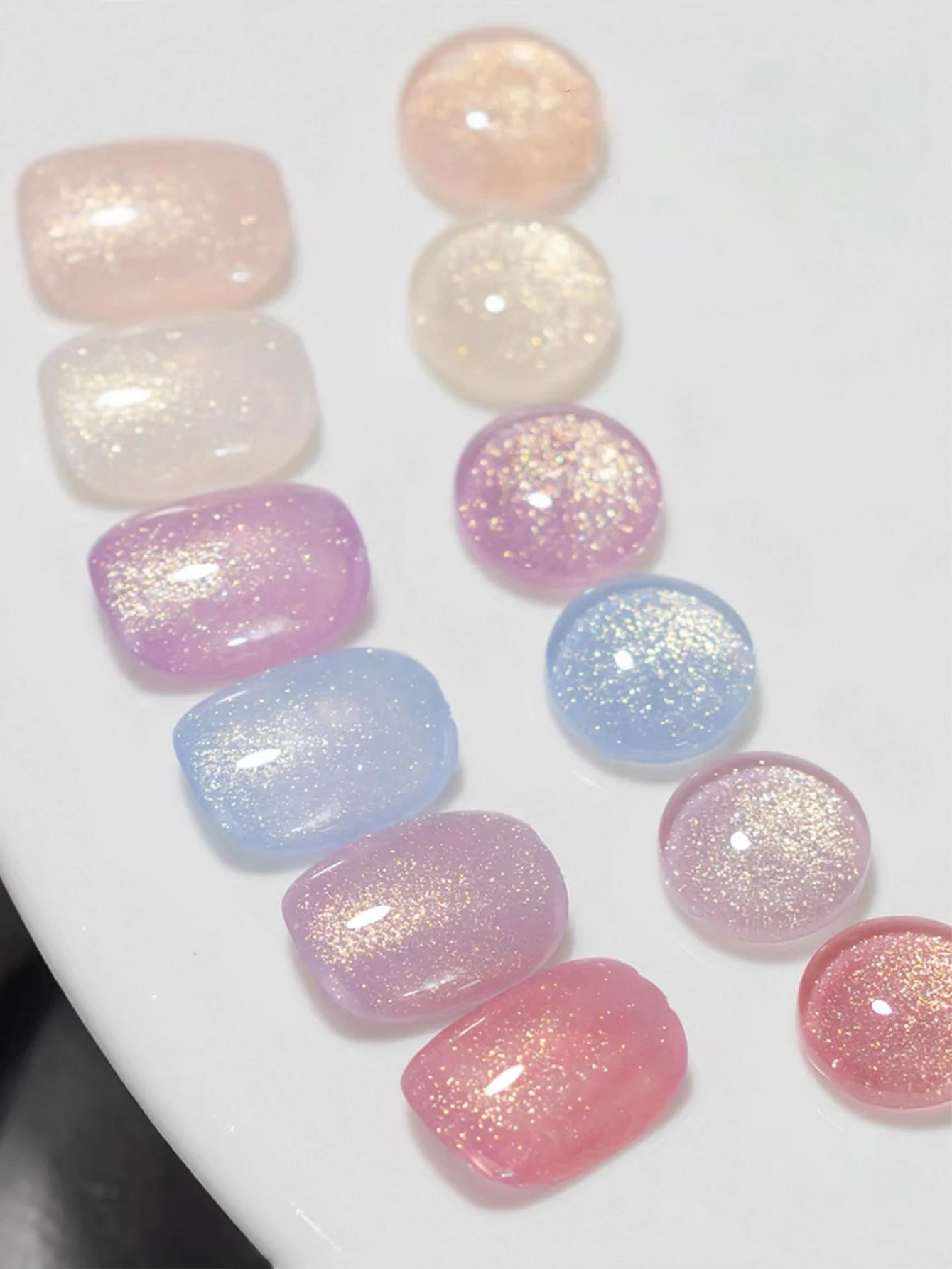 MeC 1-7 Uds 12ML esmalte de uñas de Gel con purpurina de ensueño transparente de hielo 2025 superposición Popular imprimación dorada suministros para decoración de uñas suaves y bonitos