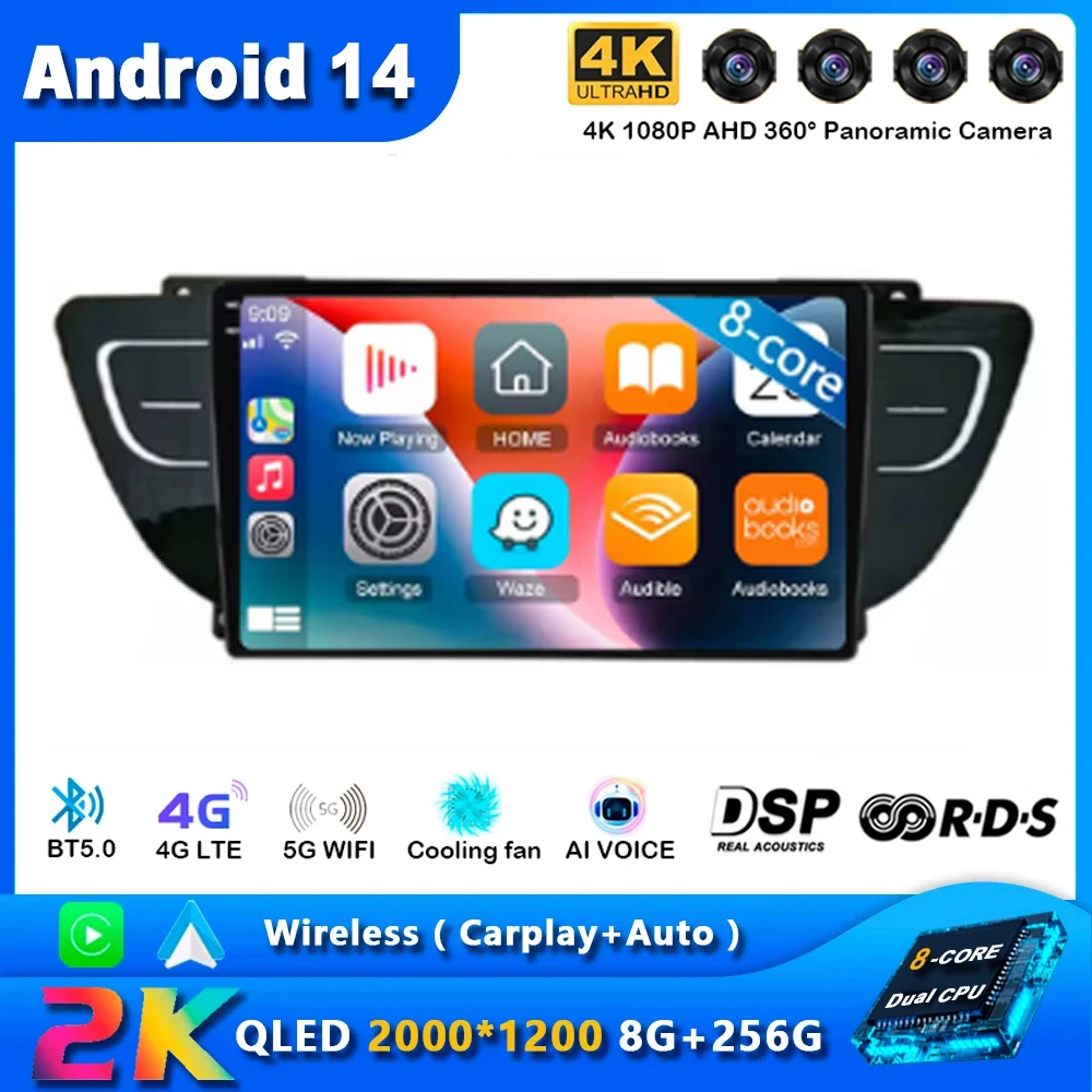 

Android 14 Car Radio For Geely Atlas NL-3 2016 2017 2018 2019 2020 Navigation GPS Multimedia Player Stereo wifi Carplay DSP BT